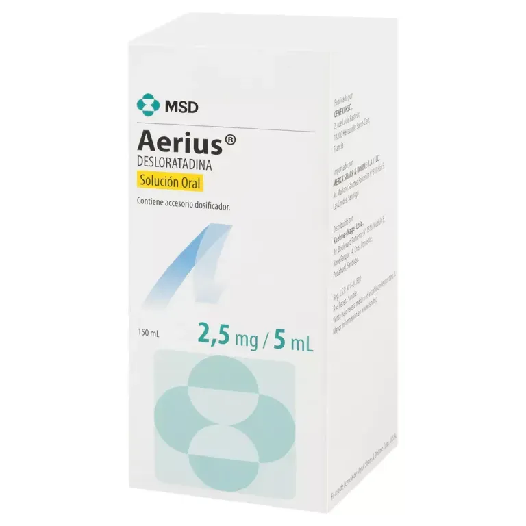 AERIUS SOL ORA 2,5MG/5ML X 150 ML