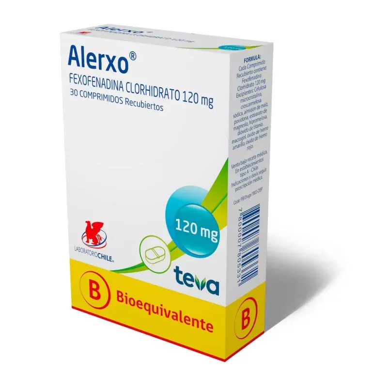 ALERXO COM 120 MG X 30 