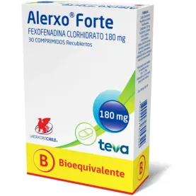 ALERXO FORTE COM 180 MG X...