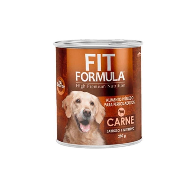 FIT LATA PERRO CARNE X 280 GR