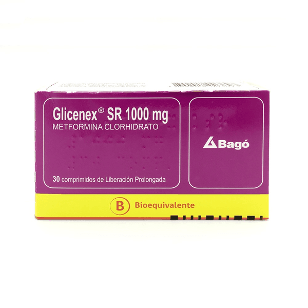 GLICENEX SR COM 1000 MG X 30