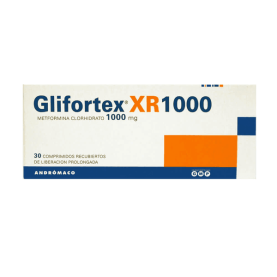 GLIFORTEX XR COM 1000 MG X 30