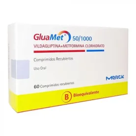 GLUAMET COM 50MG /1000 MG...