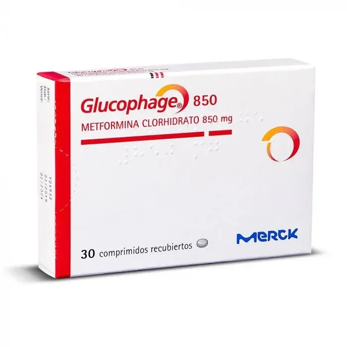 GLUCOPHAGE COM 850 MG X 30