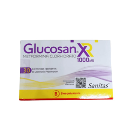 GLUCOSAN XR COM 1000 MG X 30