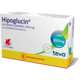 HIPOGLUCIN COM 850 MG X 30 (BE)