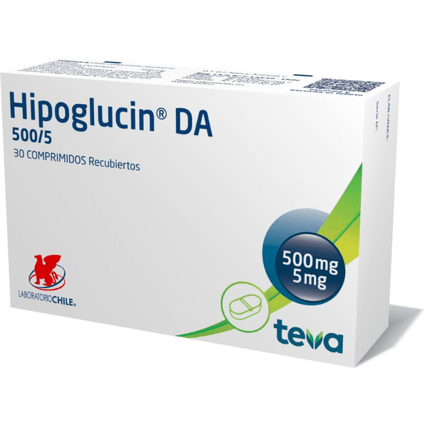 HIPOGLUCIN DA 500/5 COM X 30