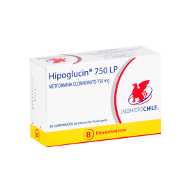 HIPOGLUCIN LP COM  750 MG X...