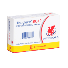 HIPOGLUCIN LP 500 MG X 30