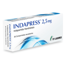 INDAPRESS COM 2,5 MG X 30