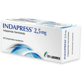 INDAPRESS COM 2,5 MG X 60