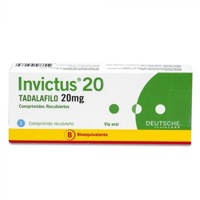 INVICTUS COM 20 MG X 1