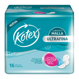 KOTEX DIA UF MALLA C/A TOA X 16