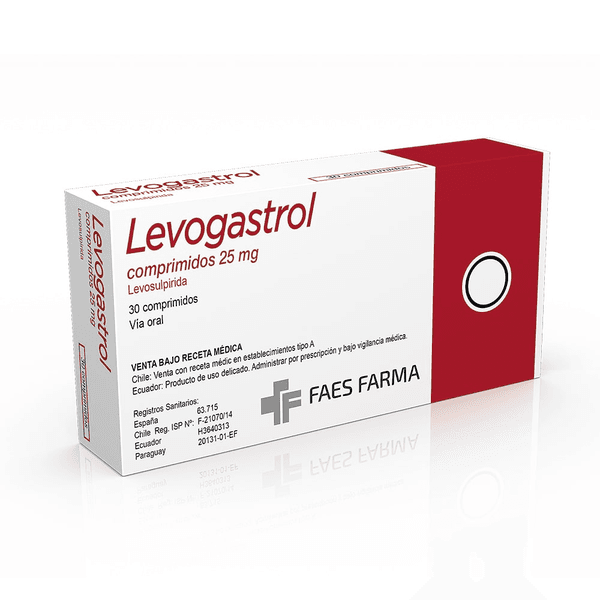 LEVOGASTROL COM 25 MG X 30