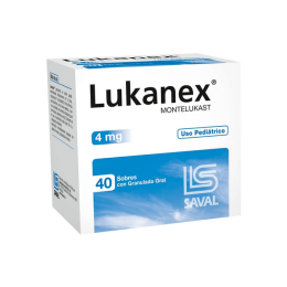 LUKANEX PEDIATRICO SOBRES 4 MG X 40