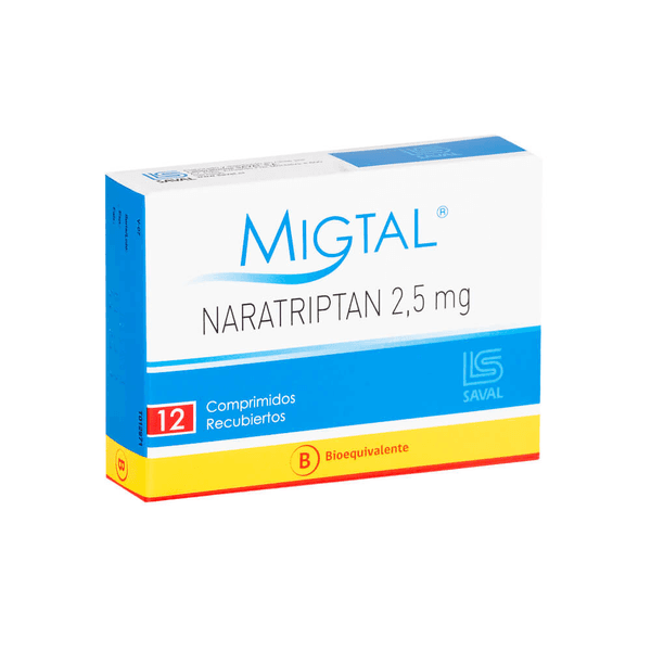 MIGTAL COM  2,5 MG X 12 (BE)