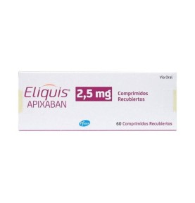 ELIQUIS 2,5 MG X 60