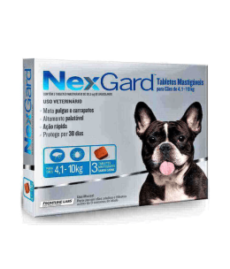 NEXGARD 4-10 KG 28,3 MG X 3 UND