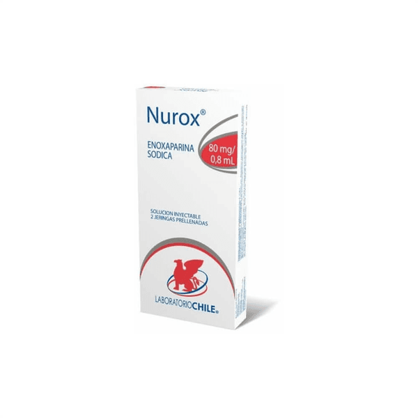 NUROX JERINGA PRELLENADA 80MG/0,8 ML X 2 