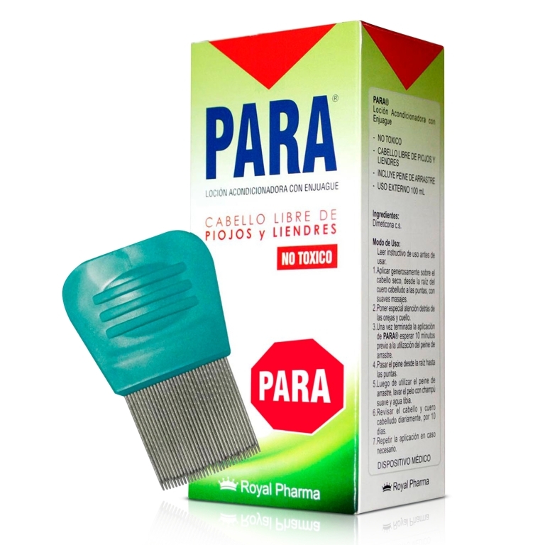 PARA LOCIÓN ACONDICIONADOR + PEINE X 100 ML 