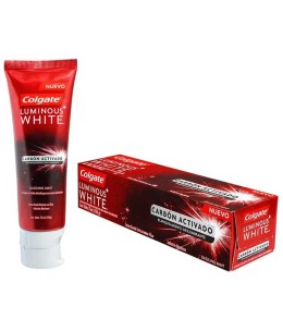 COLGATE LUMINOUS WHITE CARBON ACTIVADO X 90 GR