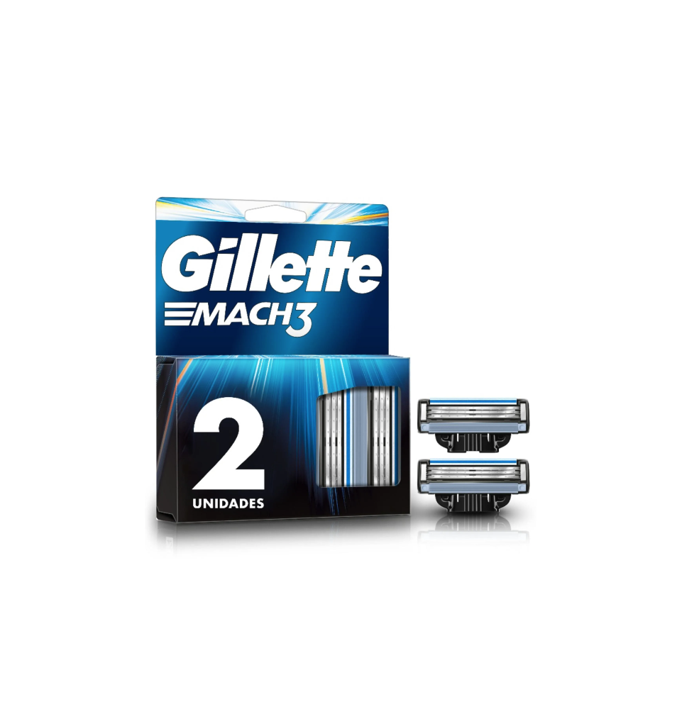 GILLETTE MACH3 REPUESTO X 2 UND