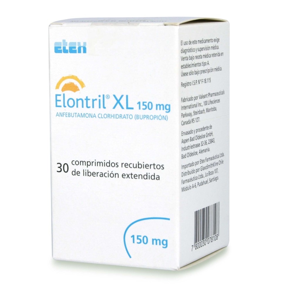 ELONTRIL XL COM 150 MG X 30