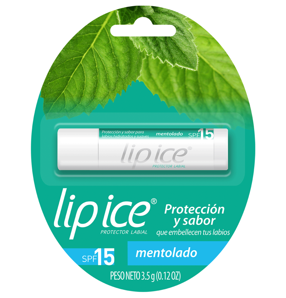 LIP ICE MENTOLADO F15 X 3.5 GR