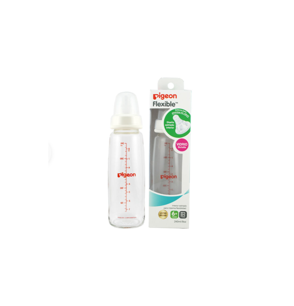 MAMADERA STAND Y VIDRIO X 240 ML PIGEON