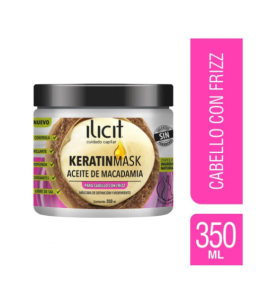 ILICIT KERATINMASK MACADAMIA CABELLO CON FRIZZ X 350 ML