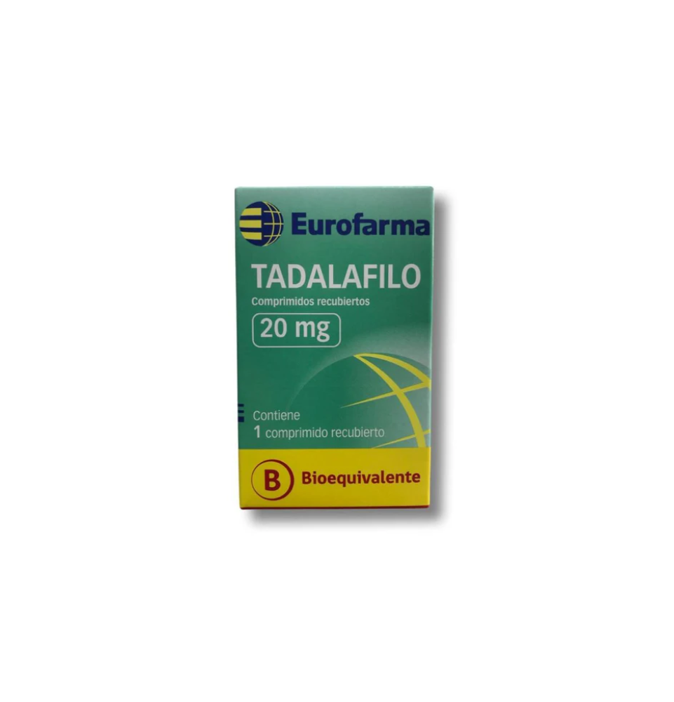 TADALAFILO COM 20 MG X 1 EUROFARMA