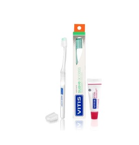 PACK VITIS CEPILLO DENTAL ACCESS SUAVE X 1 + ENCIAS CREMA DENTAL X 15 ML