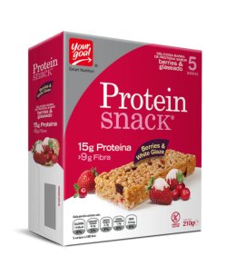 PROTEIN SNACK BERRIES & WHITE GLAZE X 5 UND