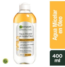 AGUA MICELAR EN ACEITE FACE X 400 ML GARNIER