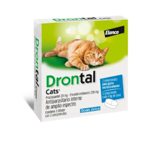 DRONTAL GATOS 4 KG X 2...