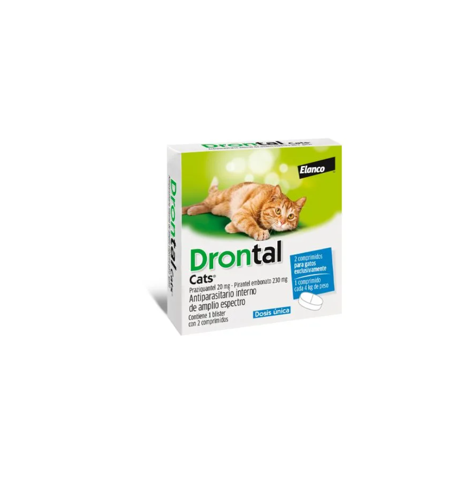 DRONTAL GATOS 4 KG X 2 COMPRIMIDOS