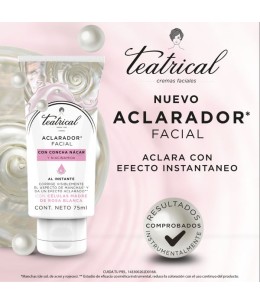 TEATRICAL ACLARADOR CREMA FACIAL CONCHA DE NACAR X 75 ML