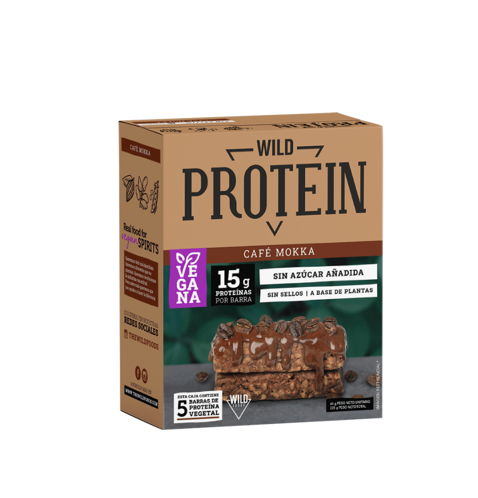 WILD PROTEIN VEGANA MOKKA X 5 UNIDADES