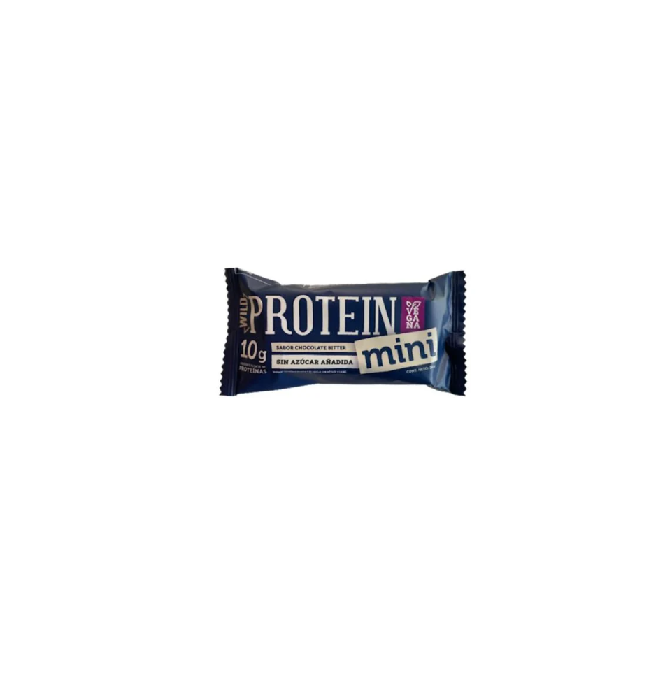 WILD PROTEIN MINI VEGANA CHOCOLATE BITTER X 1