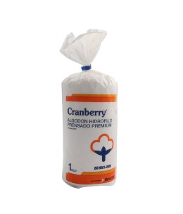 ALGODON PRENSADO CRANBERRY HIDROFILO PREMIUM X 1 KG