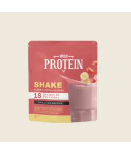 Wild protein Shake en polvo sabor Frutilla Plátano 1 kg