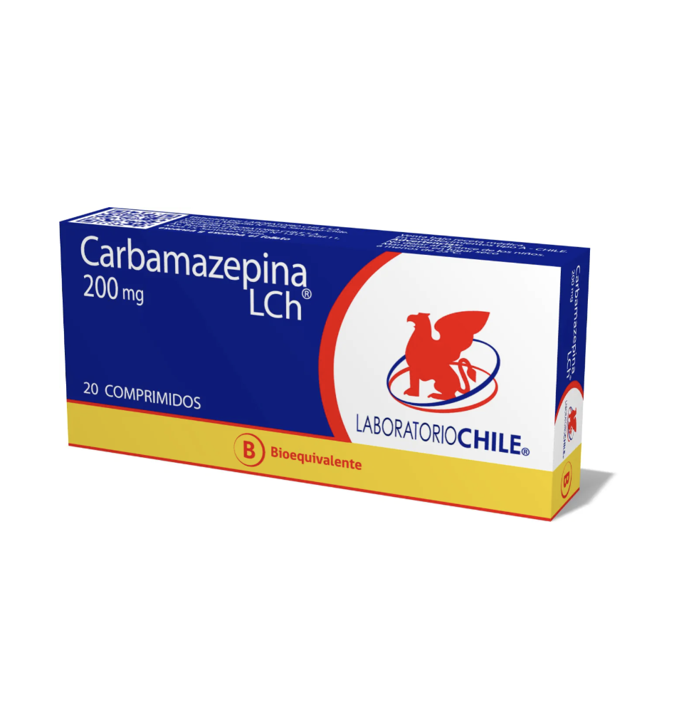 CARBAMAZEPINA COM 200 MG X 20 CHILE (BE)