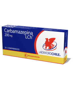 CARBAMAZEPINA COM 200 MG X 20 CHILE (BE)