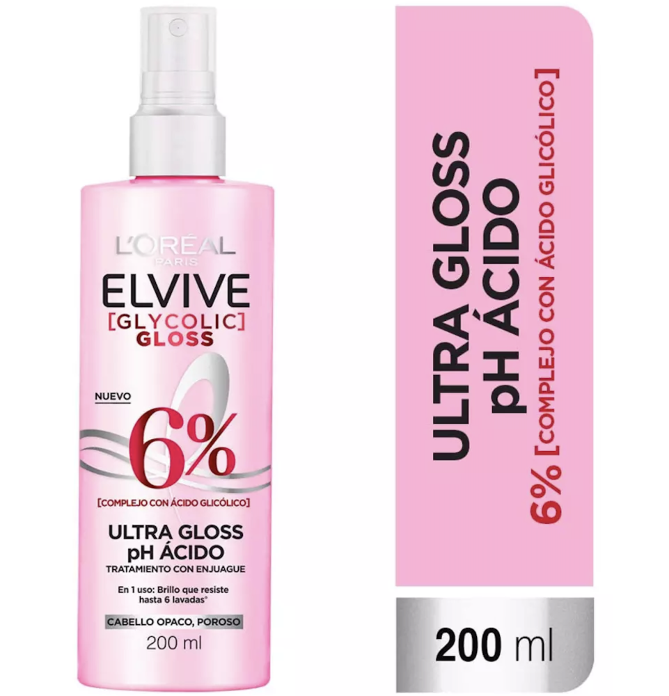 ELVIVE TRATAMIENTO GLYCOLIC ULTRA GLOSS X 200 ML