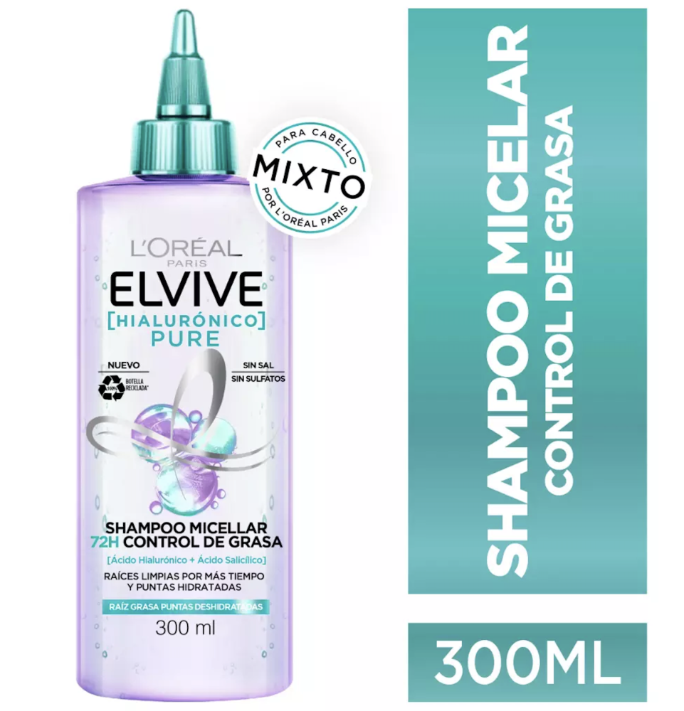 ELVIVE SHAMPOO MICELAR PURE X 300 ML