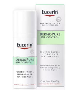 EUCERIN CREMA FACIAL HIDRATANTE DERMOPURE X 50 ML