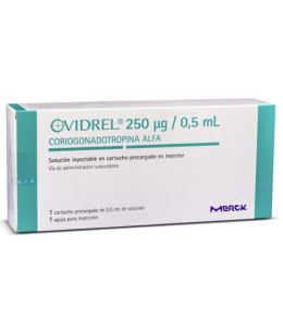 Ovidrel Coriogonadotropina Alfa 250mcg Inyectable 1 Frasco-Ampolla