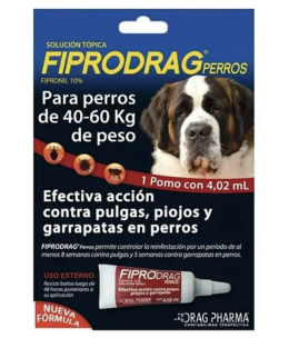 FIPRODRAG PERRO 40-60KG PIP 4,02 ML X 1