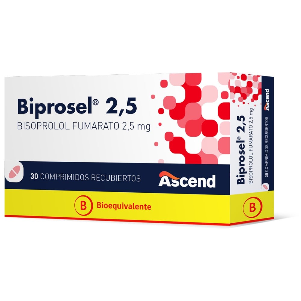 BIPROSEL COM REC 2,5 MG X 30