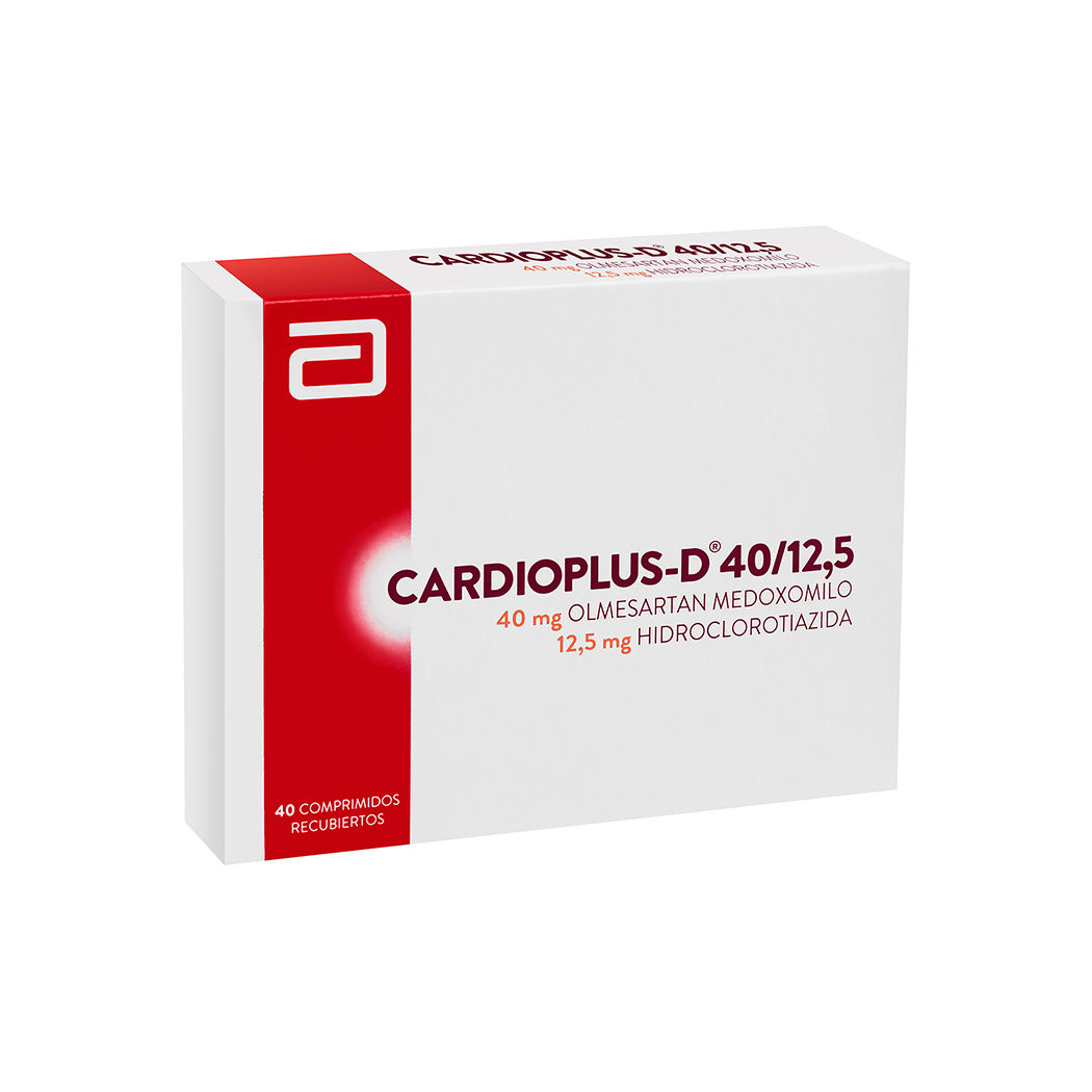 CARDIOPLUS-D COM 40/12,5 MG X 40